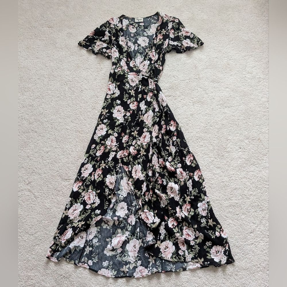 Show Me Your MuMu Marianne Wrap Dress Size S